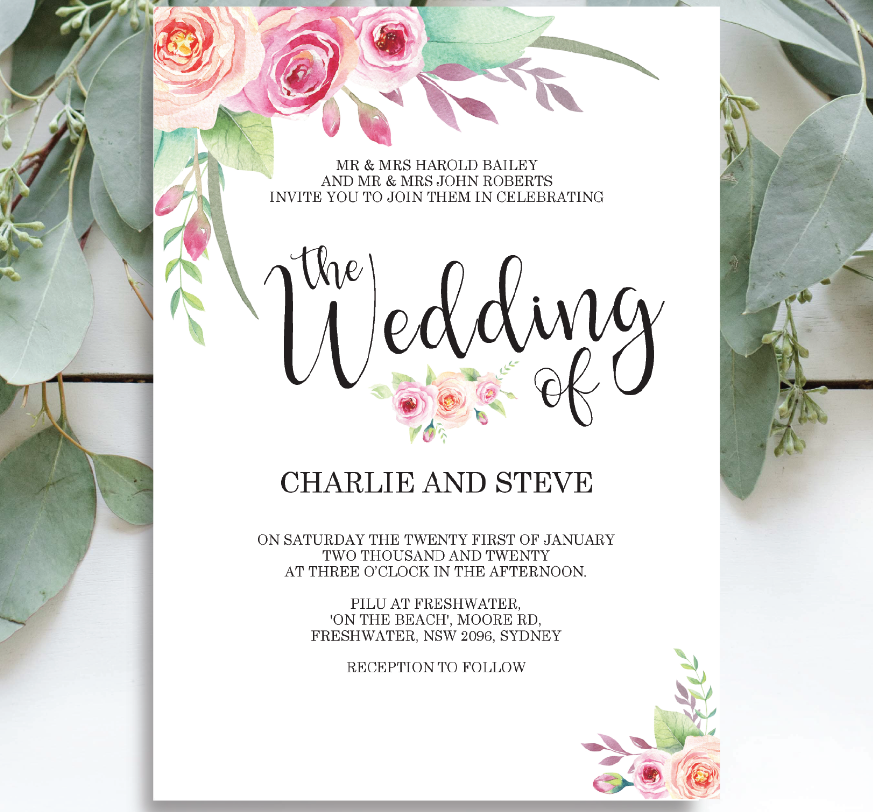What to Include in a Wedding Invitation? - 2022 Guide - WeddingStats