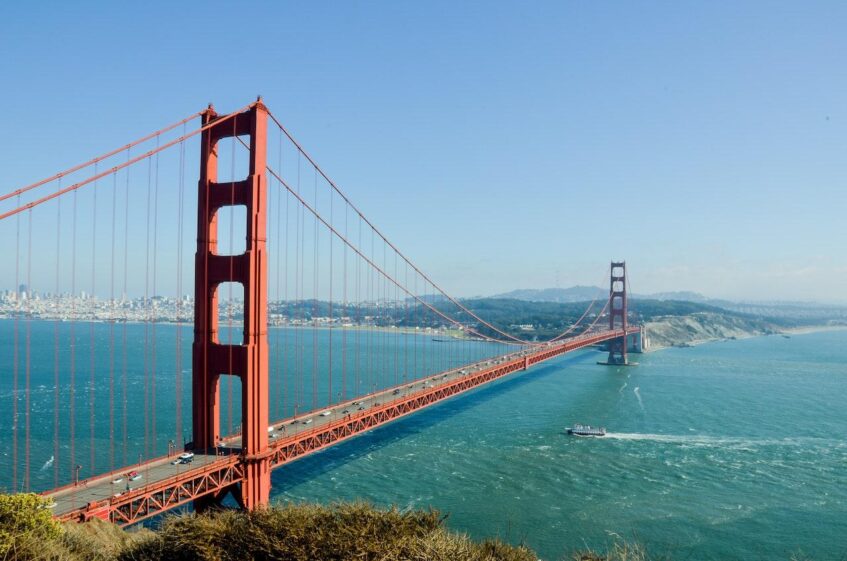 image of San Francisco, which is one of the best honeymoon destinations in the Golden State