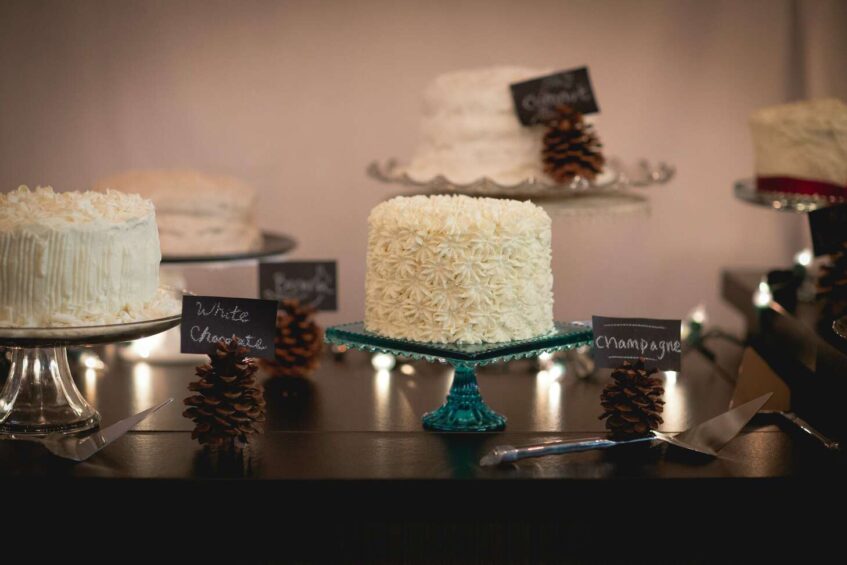 DIY wedding cake bars