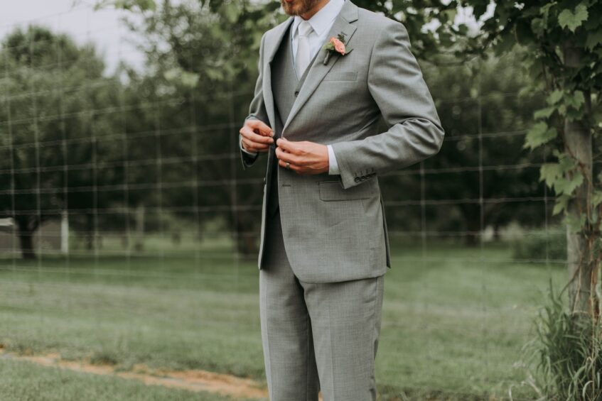 Grey Wedding Suit