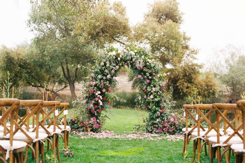 Nature-Inspired Decor Outdoor Wedding