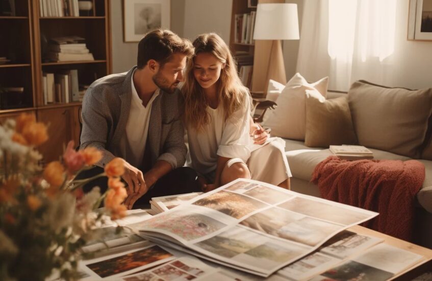 pair planning a wedding