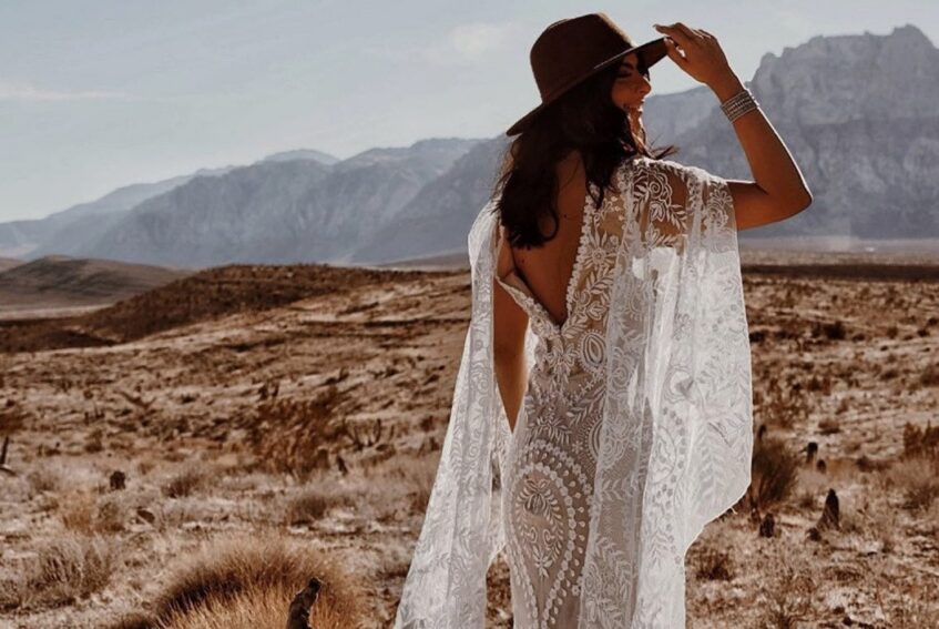 Bohemian Style Wedding Dress