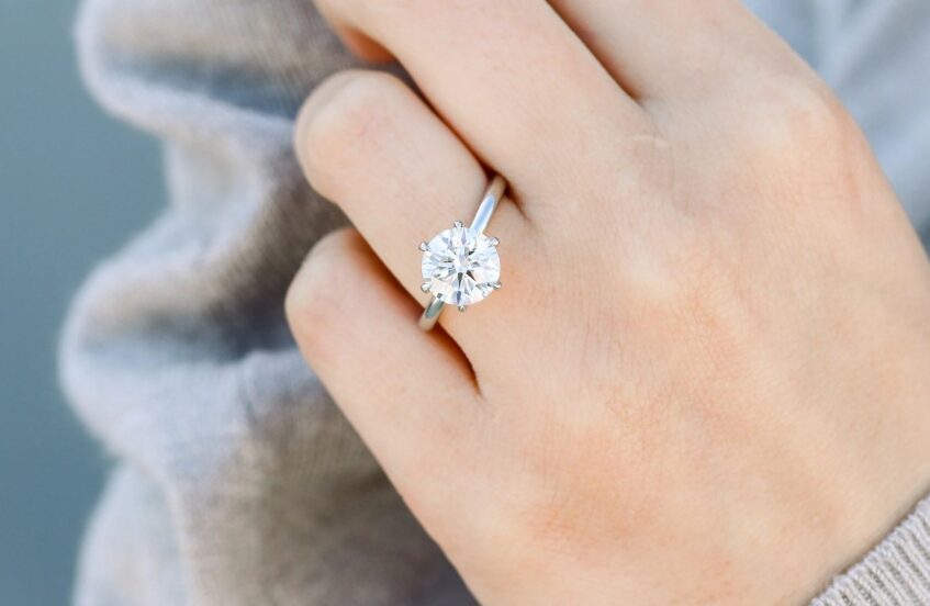 platinum engagement ring